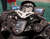 La motocicletta di Batman con iPad integrato!