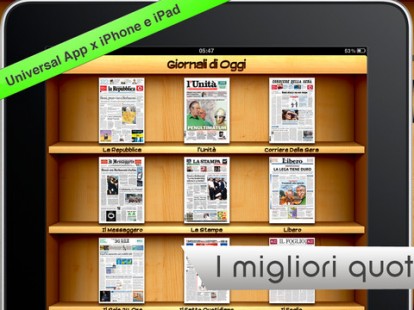 Giornali Oggi - Quotidiani Italiani