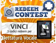 CONTEST: vinci 3 codici redeem per Dettatura Vocale [VINCITORI]