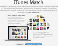 Arriva in Italia il servizio di musica in streaming iTunes Match tramite l’aggiornamento dei Termini e delle Condizioni!