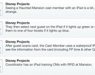 Disney vuole utilizzare gli iPad per controllare i pass nei propri parchi divertimento