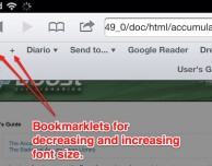 Come modificare le dimensioni dei caratteri su Safari per iOS con dei Bookmarklets – Guida