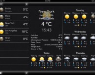 Previsioni meteo su iPad con Temps mobile