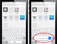Usare il tasto “.com” su iPad e iOS 7