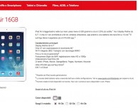 Vodafone pubblica le offerte per iPad Air