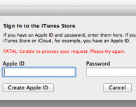 Un errore “FATALE” colpisce iTunes Store e App Store…