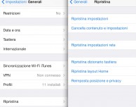 Come ripristinare impostazioni e dati direttamente da iPad