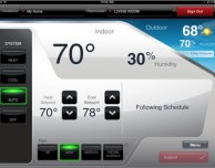 Regola la temperatura di casa da iPad con il sistema Total Connect Comfort