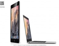 Ecco un nuovo render che mette a confronto iPad Pro e MacBook Air 12″
