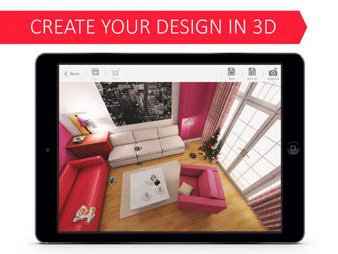 Living room 3d for ikea: unapp per progettare il tuo salotto ipad ... Progettare salotto