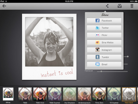 Instant - La Polaroid Maker iPad pic2