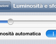 Come ovviare al problema della luminosità automatica su iOS 6