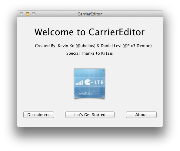 app on computer to open carriereditor