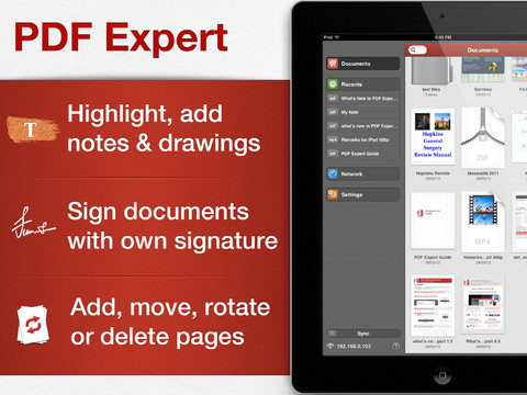 PDF Expert iPad pic0