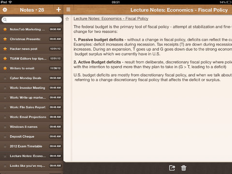 NotesTab iPad pic0