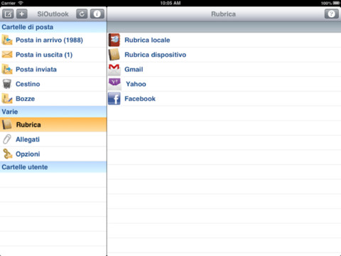 SiOutlook  iPad pic0