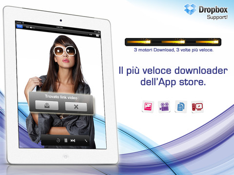 Turbo Downloader - Amerigo iPad pic0