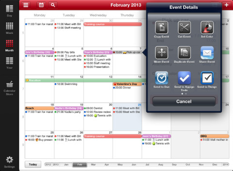 Week Calendar HD iPad pic1