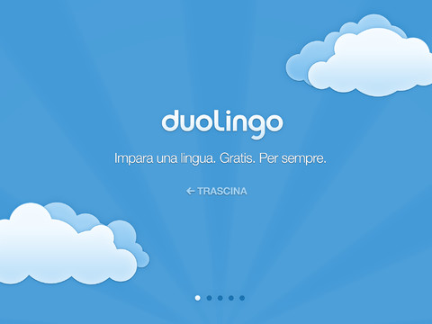 Impara l'inglese con Duolingo iPad pic0
