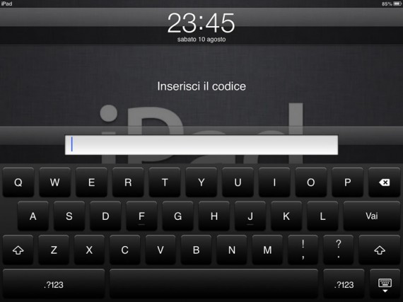 Codice sblocco iPad pic0