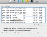 Come archiviare un vecchio backup su iTunes del nostro iPad per utilizzarne uno nuovo – Guida