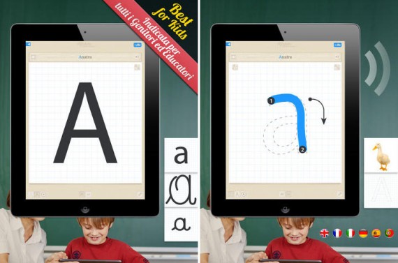 Alfabeto scoperta e scrittura iPad3