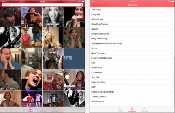 GIF Finder iPad pic0