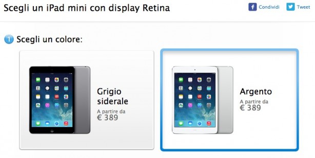 iPad mini retina display