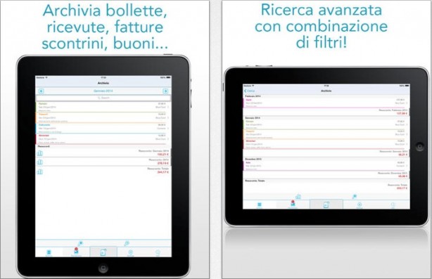 aBill - Gestione Ricevute iPad pic0
