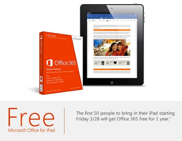 iPad-free-Office365-offer