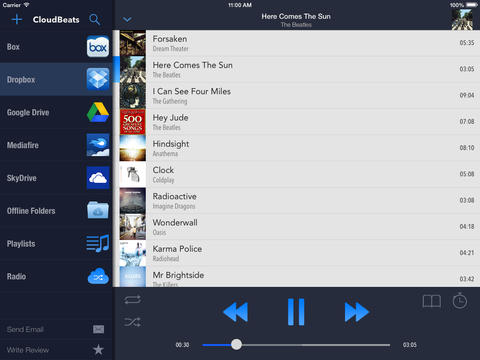 CloudBeats iPad pic0