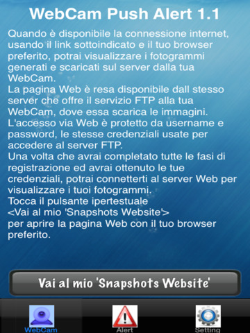 WebCam Push Alert iPad pic1