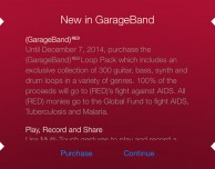 Garageband: nuovo update con pacchetto (RED)