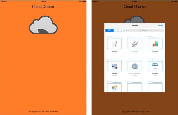 Cloud Opener iPad pic0