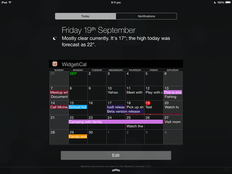 WidgetCal iPad pic0