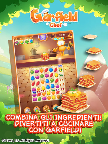 Garfield Chef- cibo in gioco iPad pic0