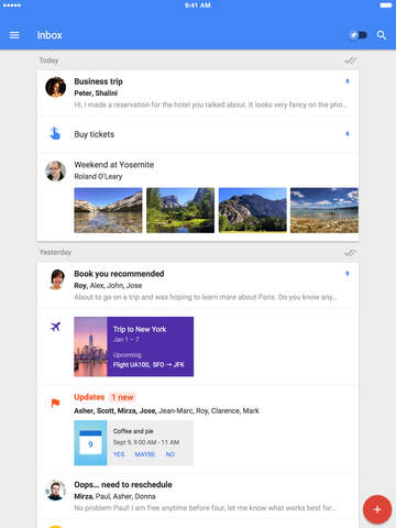 Inbox by Gmail iPad pic0