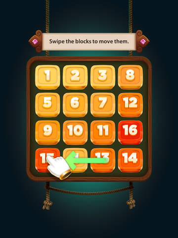 puzzle game numerico Scramble 7 iPad pic0