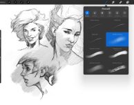 Procreate si aggiorna con diverse novità