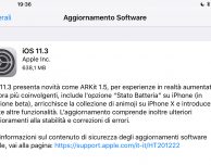 Apple rilascia ufficialmente iOS 11.3 per iPad