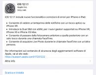 Apple rilascia iOS 12.1.1 per iPad