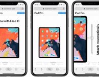 Il sito web mobile interattivo di Apple mette in evidenza le funzionalità di iPad Pro 2018