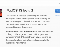 iPadOS: disponibile la seconda beta per gli sviluppatori