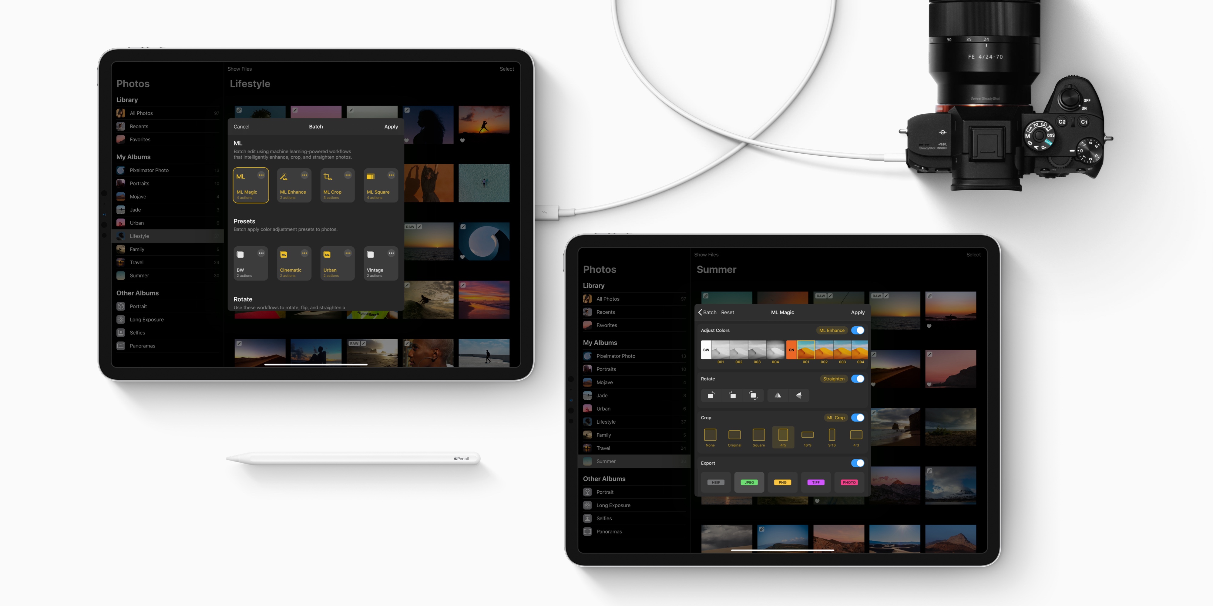 pixelmator pro supported cameras