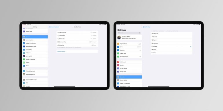 scorciatoie tastiere ipad