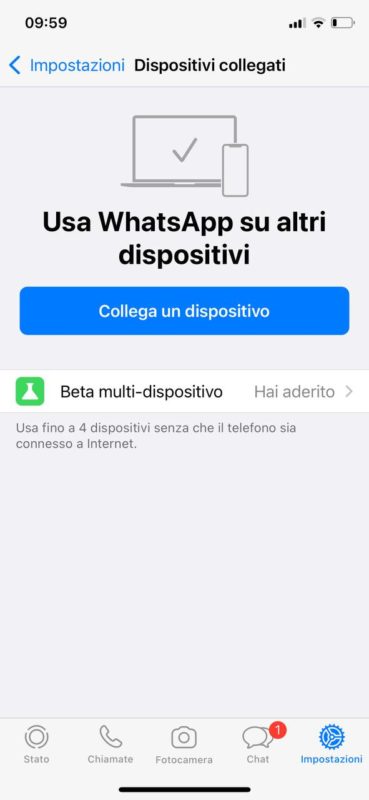 Come usare WhatsApp su iPad